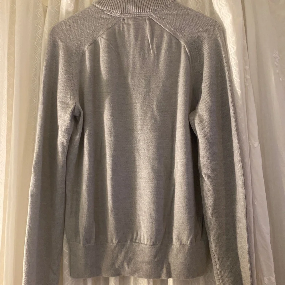 Banana Republic Merino Extra Fine Wool 1/4 Button Sweater